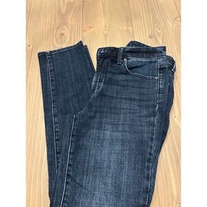 D18 Talbots Dark Wash Straight Leg Jeans Womens‎ Size 2P Petite Indigo Denim